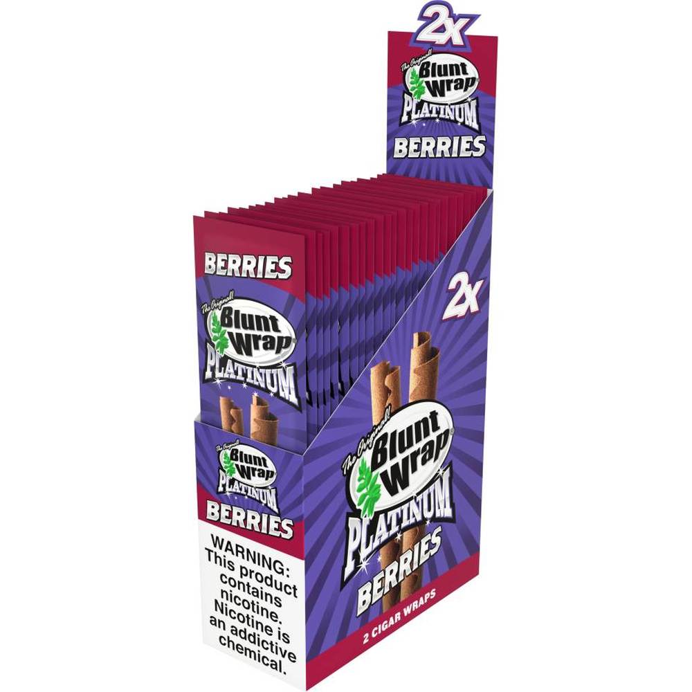 Blunt Wrap Platinum Berries Cigar Wraps