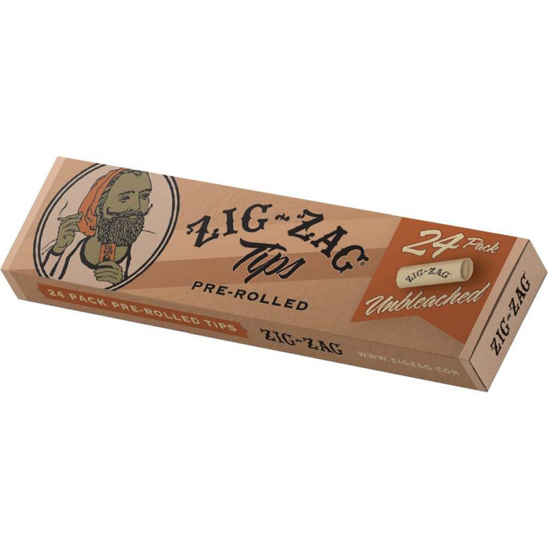 Zig-Zag Pre-Rolled Unbleached Tips