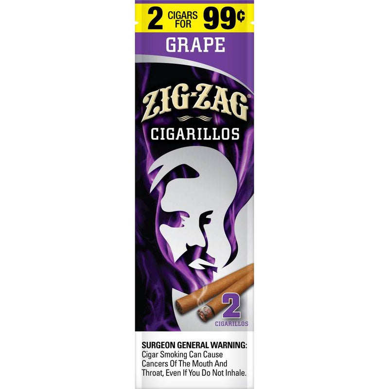 Zig-Zag Grape Cigarillos