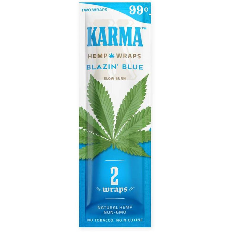 KARMA Blazin' Blue Hemp Wraps