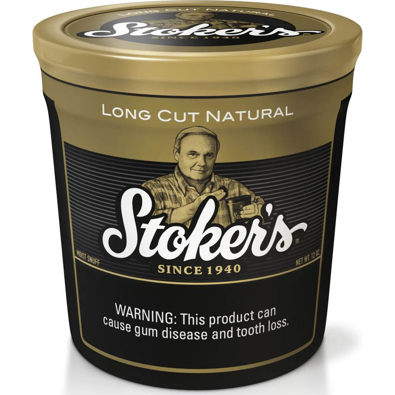 Stoker's Natural Long Cut Moist Snuff Tub