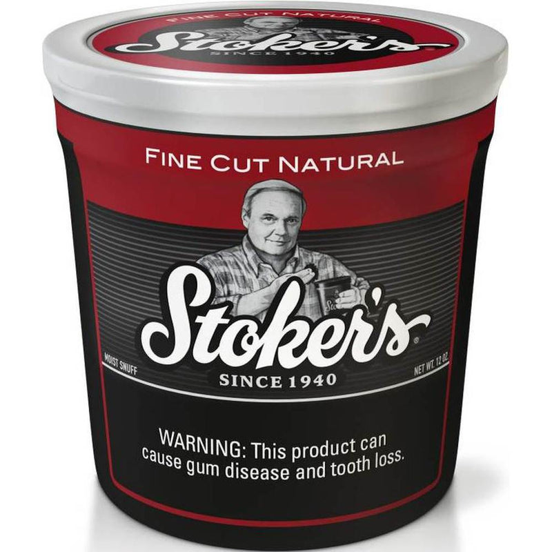 Stoker's Natural Fine Cut Moist Snuff Tub