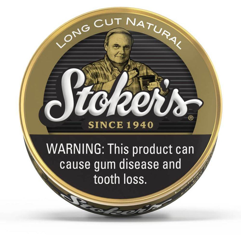 Stoker's Natural Long Cut Moist Snuff Cans