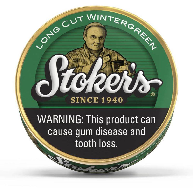 Stoker's Wintergreen Long Cut Moist Snuff Cans