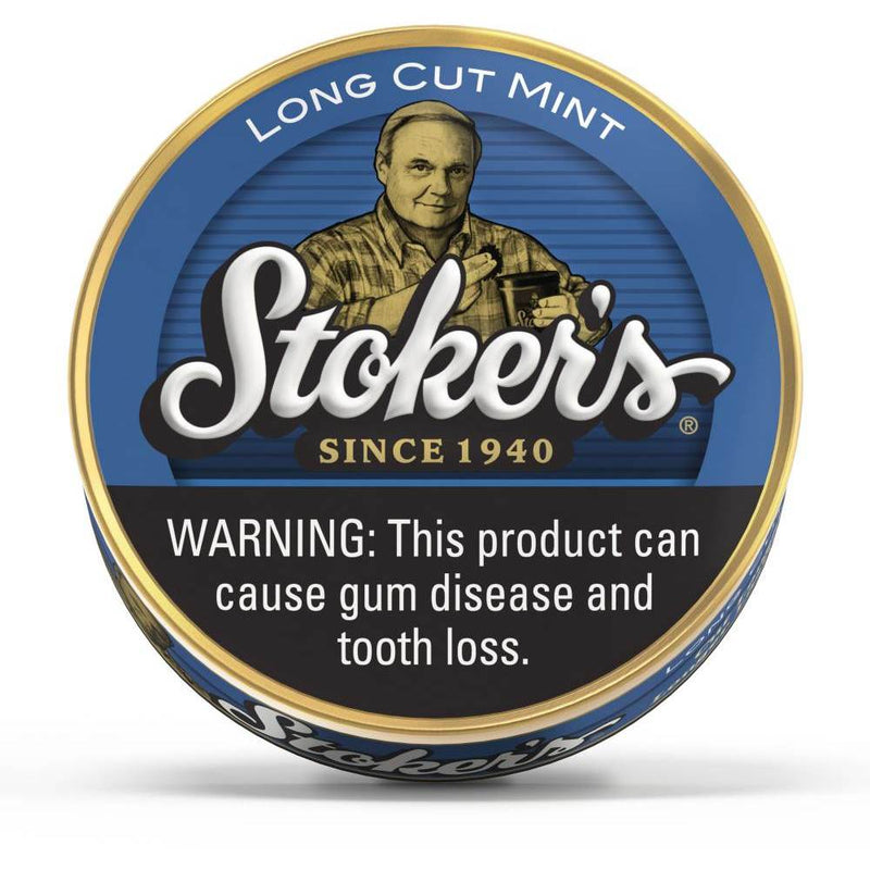 Stoker's Mint Long Cut Moist Snuff Cans