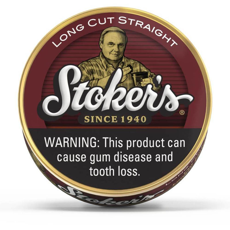 Stoker's Straight Long Cut Moist Snuff Cans