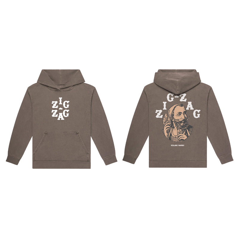 Zig-Zag Vertex Hoodie - Mocha