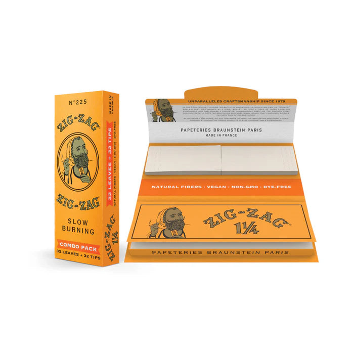 Zig-Zag Combo Pack - 1 1/4 Orange Carton