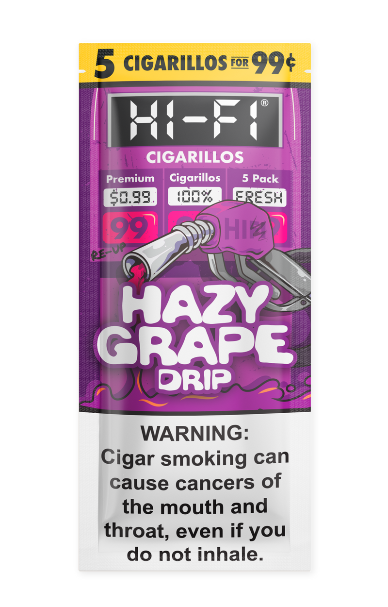 Hi-Fi Hazy Grape Drip Cigarillos