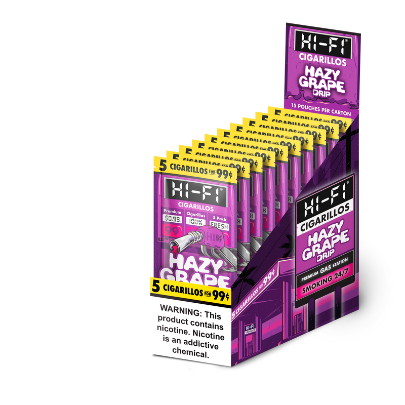 Hi-Fi Hazy Grape Drip Cigarillos