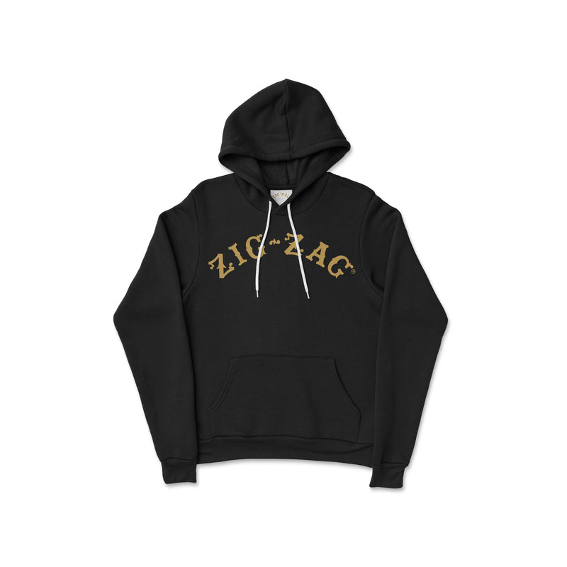 Zig-Zag Logo Hoodie - Black