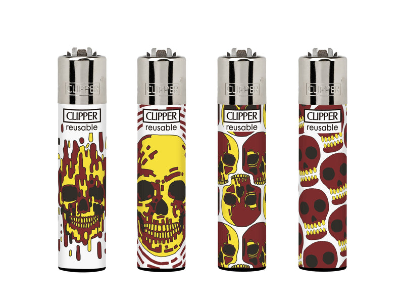 Clipper Classic Large | Printed - Skulls Fire