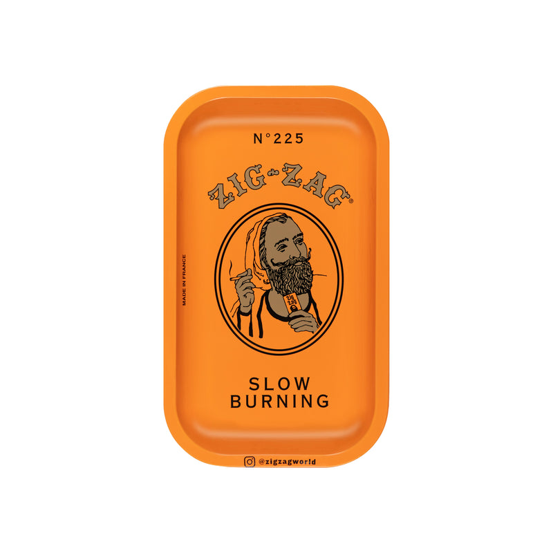 Zig-Zag Small Orange Rolling Tray