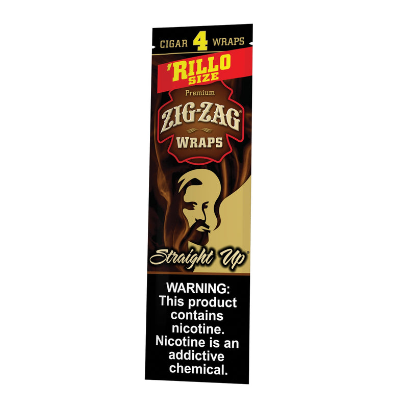 Zig-Zag Straight Up Cigar Wraps Rillo Size