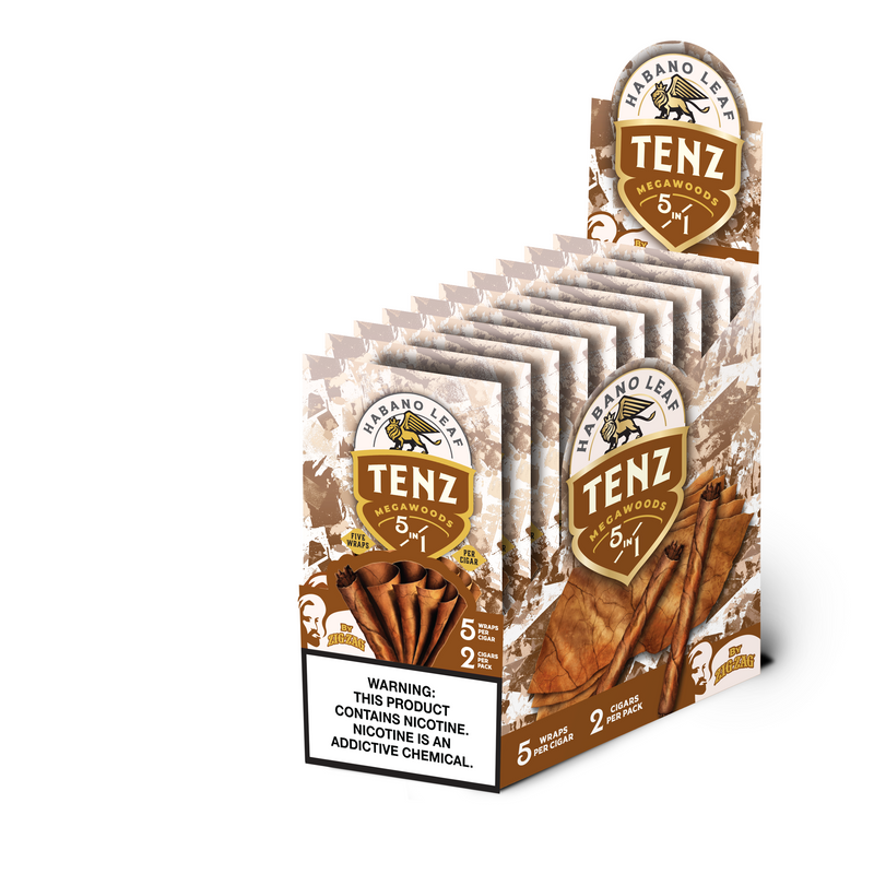 Zig-Zag Tenz Natural Leaf Cigars - Habano Leaf