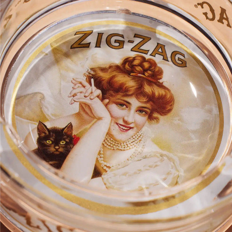 Zig-Zag Glass Ashtray Display