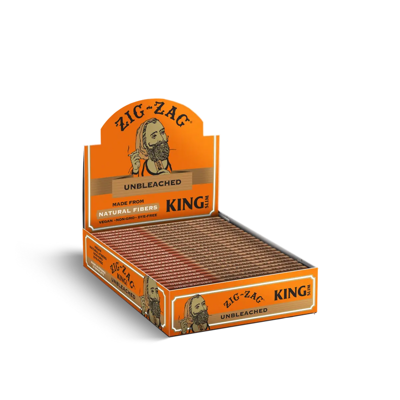 Zig-Zag King Size Unbleached Rolling Papers