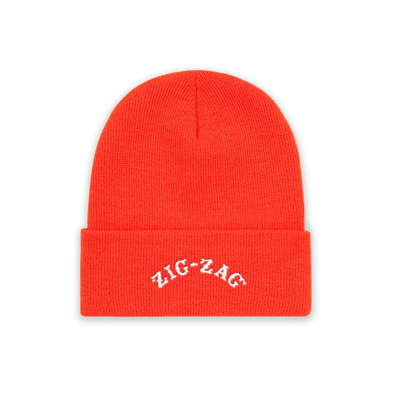 Zig-Zag Logo Beanie - Neon Orange