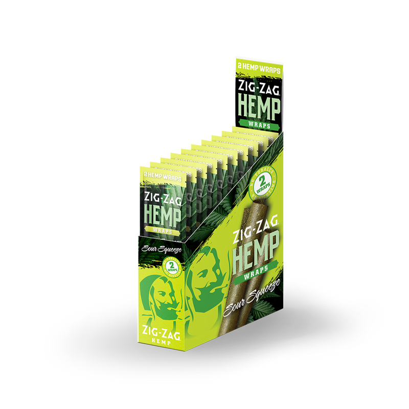 Zig-Zag Sour Squeeze Hemp Wraps